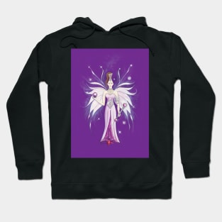 Angel Yasmine - Reiki Fortune Angel - Illustration by Benita Jayne Hoodie